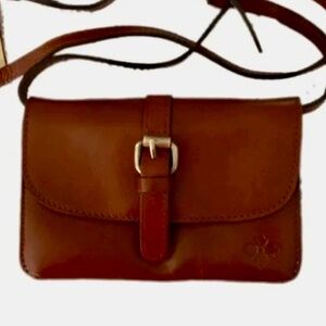 Patricia Nash NWT Brown Leather Crossbody Bag w/Dust bag